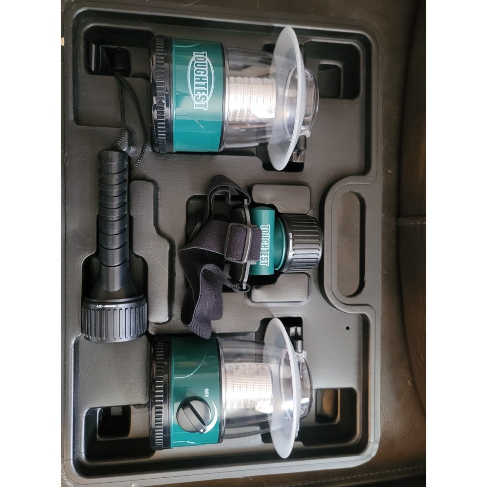 TouchTest LED Flashlight & Lantern Kit w/ Hard Case‎
